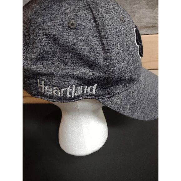 Black Clover Live Lucky Heartland L/XL Gray Memory Fit Cap Hat - Picture 5 of 6